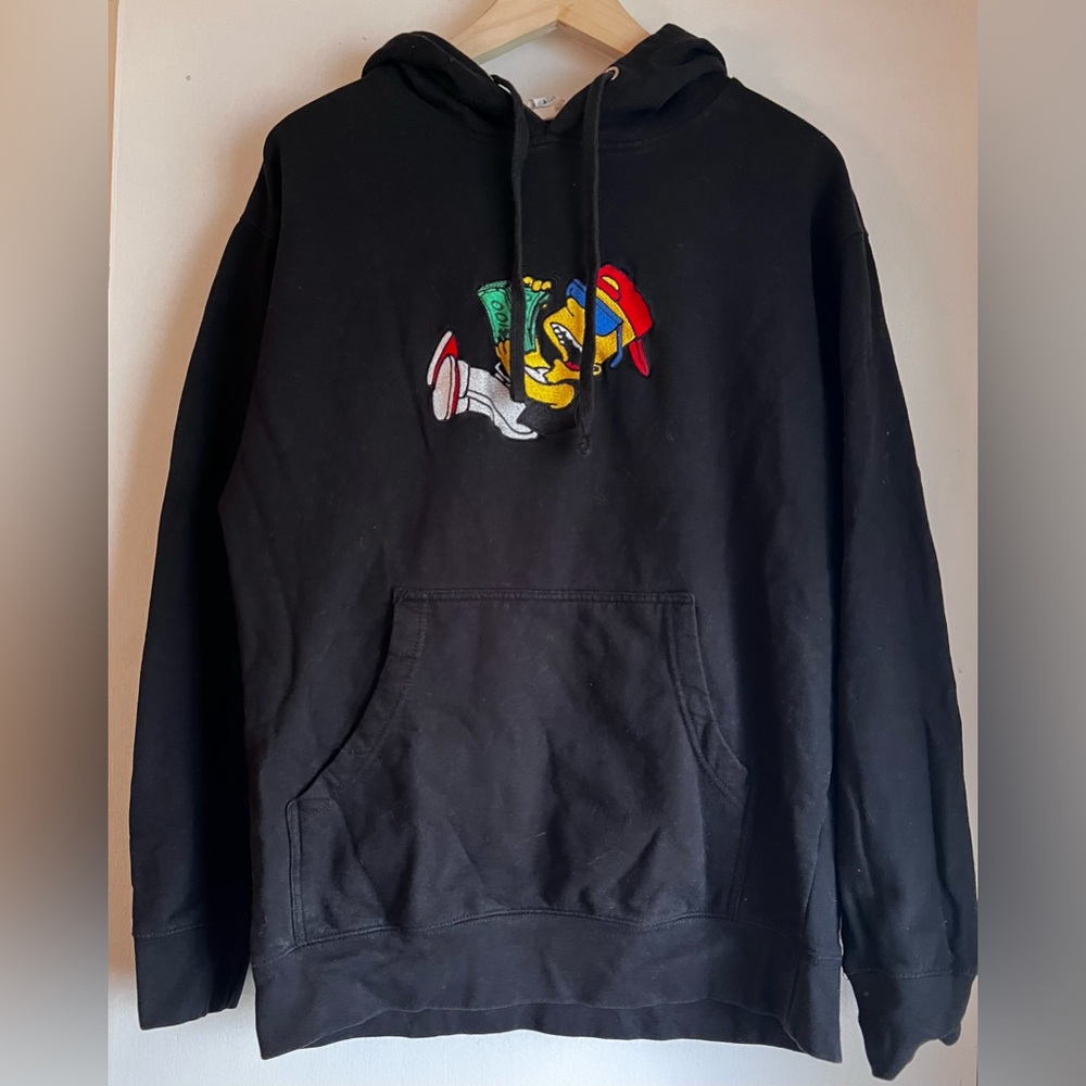 EUC Hype Money Bart Simpson Hoodie, M